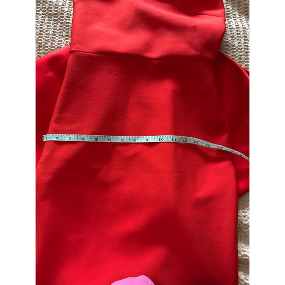 NWT Mew Mews Milada Bow Bandage Split Dress in Red Small - Picture 7 of 9